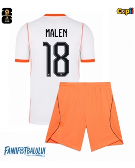 Țările de Jos Donyell Malen #18 Echipament de Fotbal Replică Mondial 2026 Copii Deplasare (+ Șorturi)